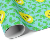 geld met emoji cadeaupapier (Rol Hoek)