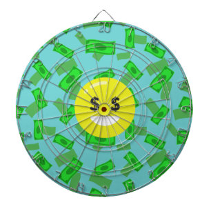 geld met emoji dartbord