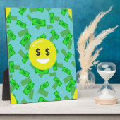 geld met emoji fotoplaat (Zijkant)