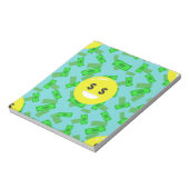 geld met emoji notitieblok (Linkerzijde)