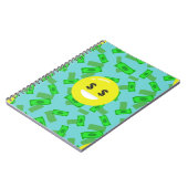 geld met emoji notitieboek (Linkerzijde)