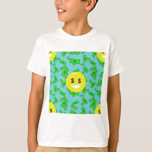 geld met emoji t-shirt (Voorkant)