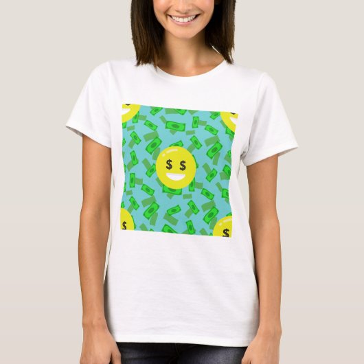 geld met emoji t-shirt (Voorkant)