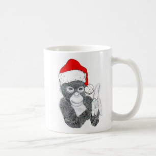GELD MET SANTA HAT EN BANANA, MERRY ~, CHRI... KOFFIEMOK
