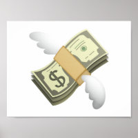 Geld met Wings - Emoji