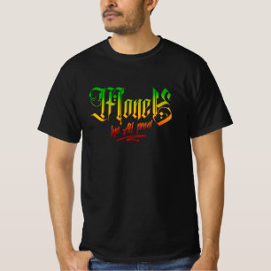 Geld Mi Ah Pree! Rasta Kleuren Reggae T-shirt