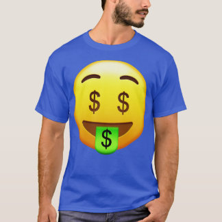 Geld Mond Gezicht Emoji TShirt