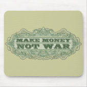 Geld niet oorlog muismat (Voorkant)