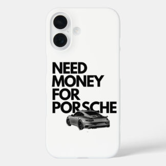 Geld nodig voor Porsche Phone Case - Funny Car Lov