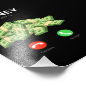 Geld noemt Millionaire Handel Foto Afdruk (Hoek)