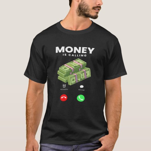 Geld noemt Millionaire Handel T-shirt (Voorkant)