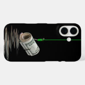 Geld op een vishaak Case-Mate iPhone case (Achterkant (horizontaal))