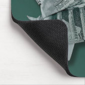 Geld Origami $50 Schildpad Muismat (Hoek)