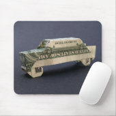 Geld Origami Auto Muismat (Met muis)