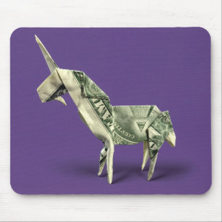 Geld Origami Eenhoorn Muismat