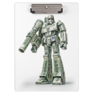 Geld Origami Mega Tron Robot Klembord