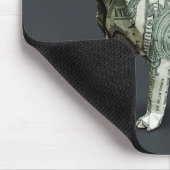 Geld Origami Pit Bull Muismat (Hoek)