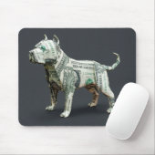 Geld Origami Pit Bull Muismat (Met muis)