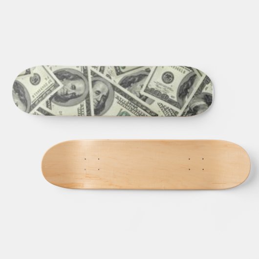 geld persoonlijk skateboard (Horizontaal)