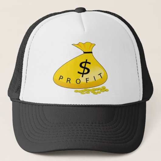 Geld 💰 pet, te koop! trucker pet (Voorkant)
