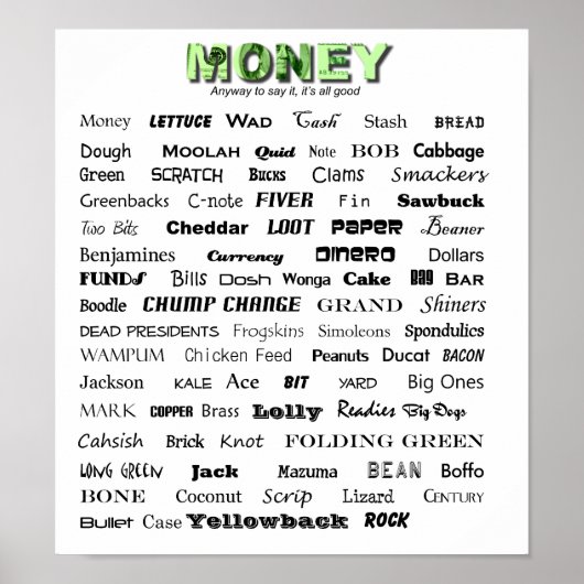 Geld Poster (Voorkant)