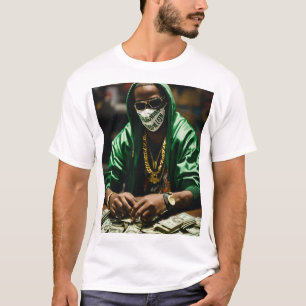 Geld praat grafische hoodie" t-shirt