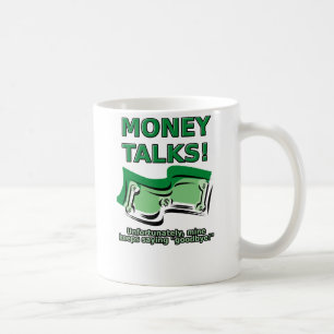 Geld Praat Grappig Mok