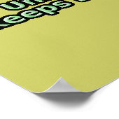 Geld Praat Grappig Poster Bord Print (Hoek)