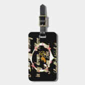 Geld praat in mijn dromen en ik hou ervan.png bagagelabel (Voorkant verticaal)