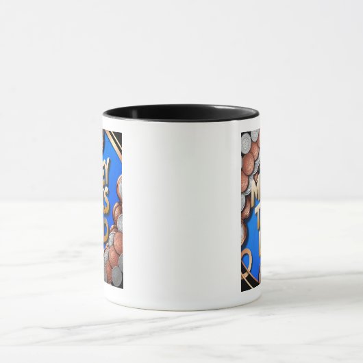 Geld praat luid mok (Midden)