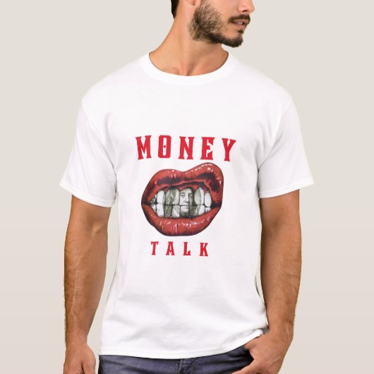geld praat t-shirt (Voorkant)
