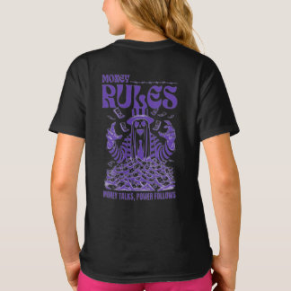 Geld regeert – Illustratie van macht en rijkdom T-shirt
