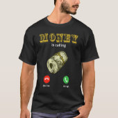 Geld roept Cash Business 1 T-shirt (Voorkant)