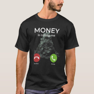 Geld roept grappig t-shirt