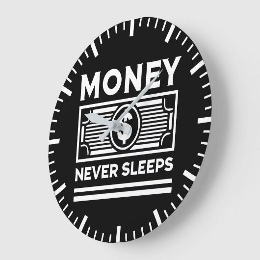 Geld slaapt nooit - drukte, grind, succes grote klok (Hoek)