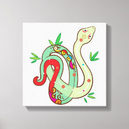 Geld slang canvas afdruk
