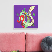 Geld slang canvas afdruk (Insitu (Woonkamer))