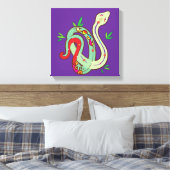 Geld slang canvas afdruk (Insitu (Slaapkamer))