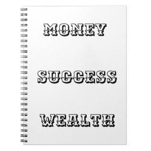 Geld succes rijkdom notitieboek