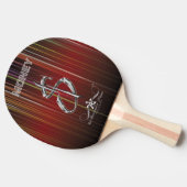 GELD TAFELTENNISBATJE (Zijkant)