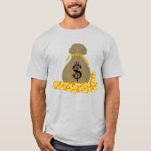 Geld Tassen Goud T-shirt (Voorkant)
