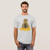 Geld Tassen Goud T-shirt (Voorkant volledig)