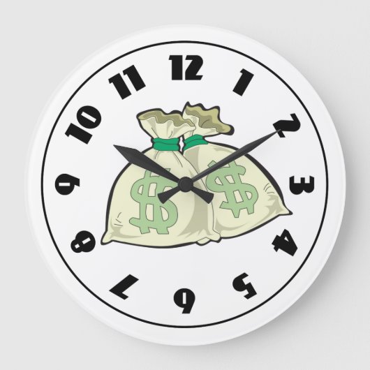 Geld Tassen Klok (Voorkant)