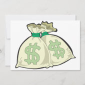 Geld Tassen Uitnodigingen (Voorkant)