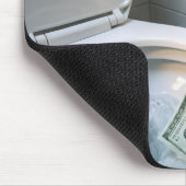 Geld Toiletpapier Rol Muismat (Hoek)