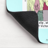 Geld van de Muismat van Victoria Secret Cartoon (Hoek)