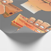 Geld vasthouden cadeaupapier