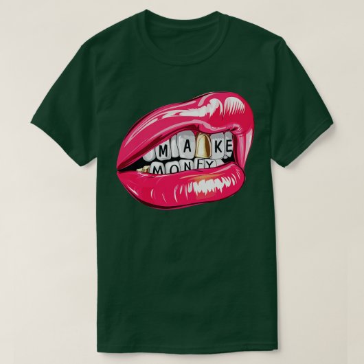 Geld verdienen 1 t-shirt (Design voorkant)