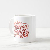 geld verdienen koffiemok (Voorkant links)