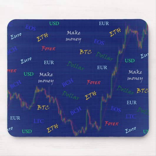 Geld verdienen op de Forex markt Muismat (Voorkant)